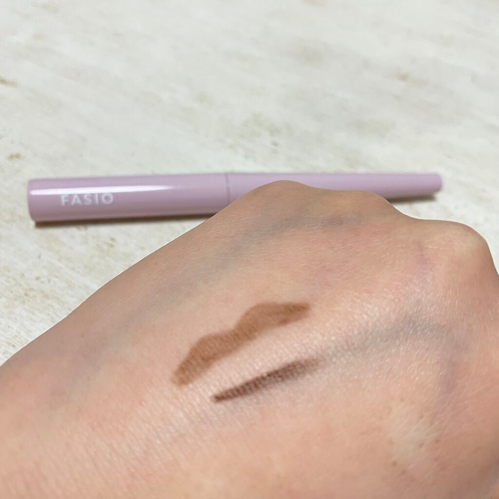 パウダリーティント アイブロウ/FASIO/眉ティントを使ったクチコミ(3枚目)