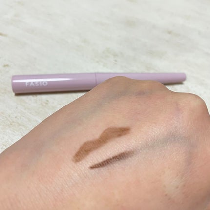 パウダリーティント アイブロウ/FASIO/眉ティントを使ったクチコミ(3枚目)