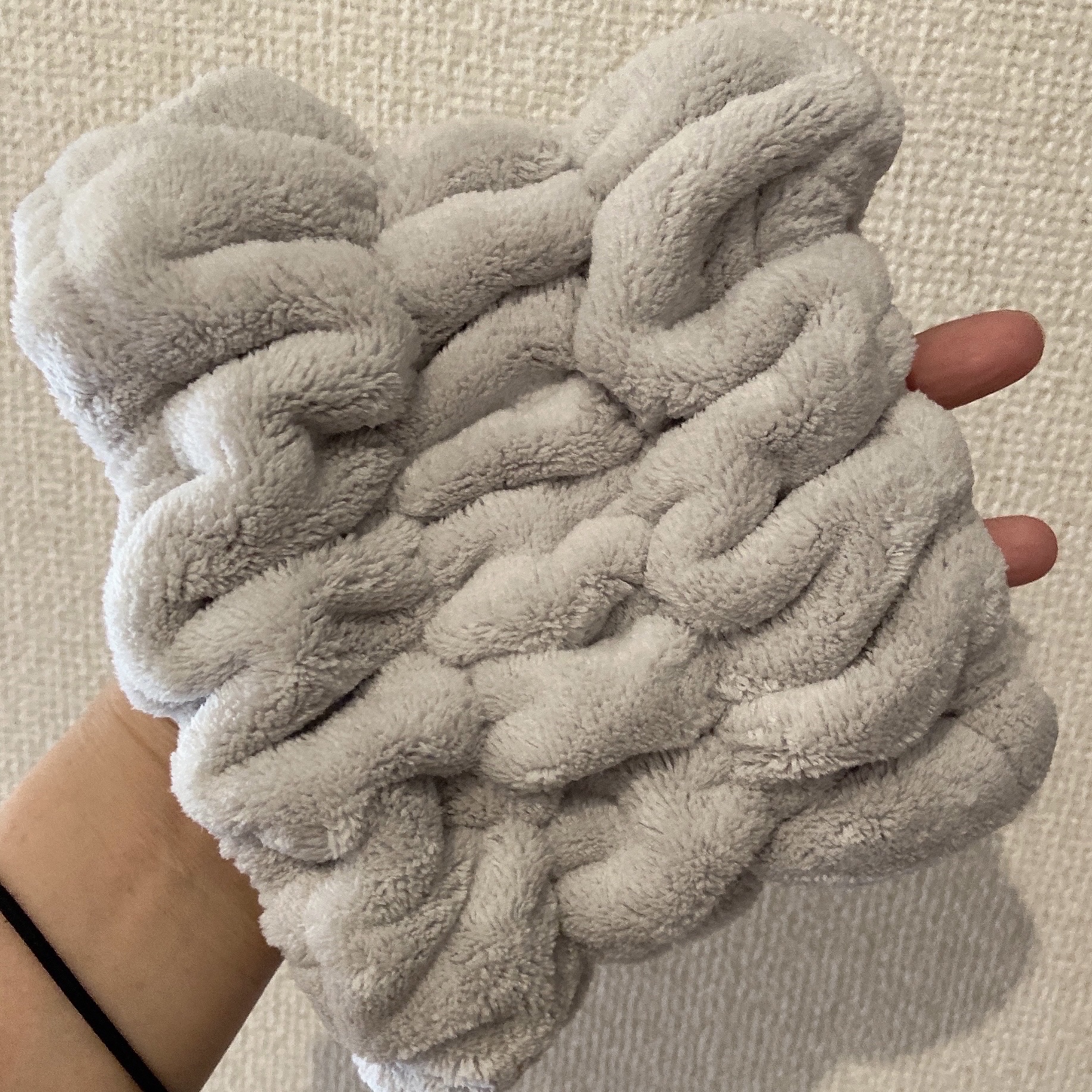 Qusui ヘアターバン/東和産業/ヘアケアグッズを使ったクチコミ（3枚目）