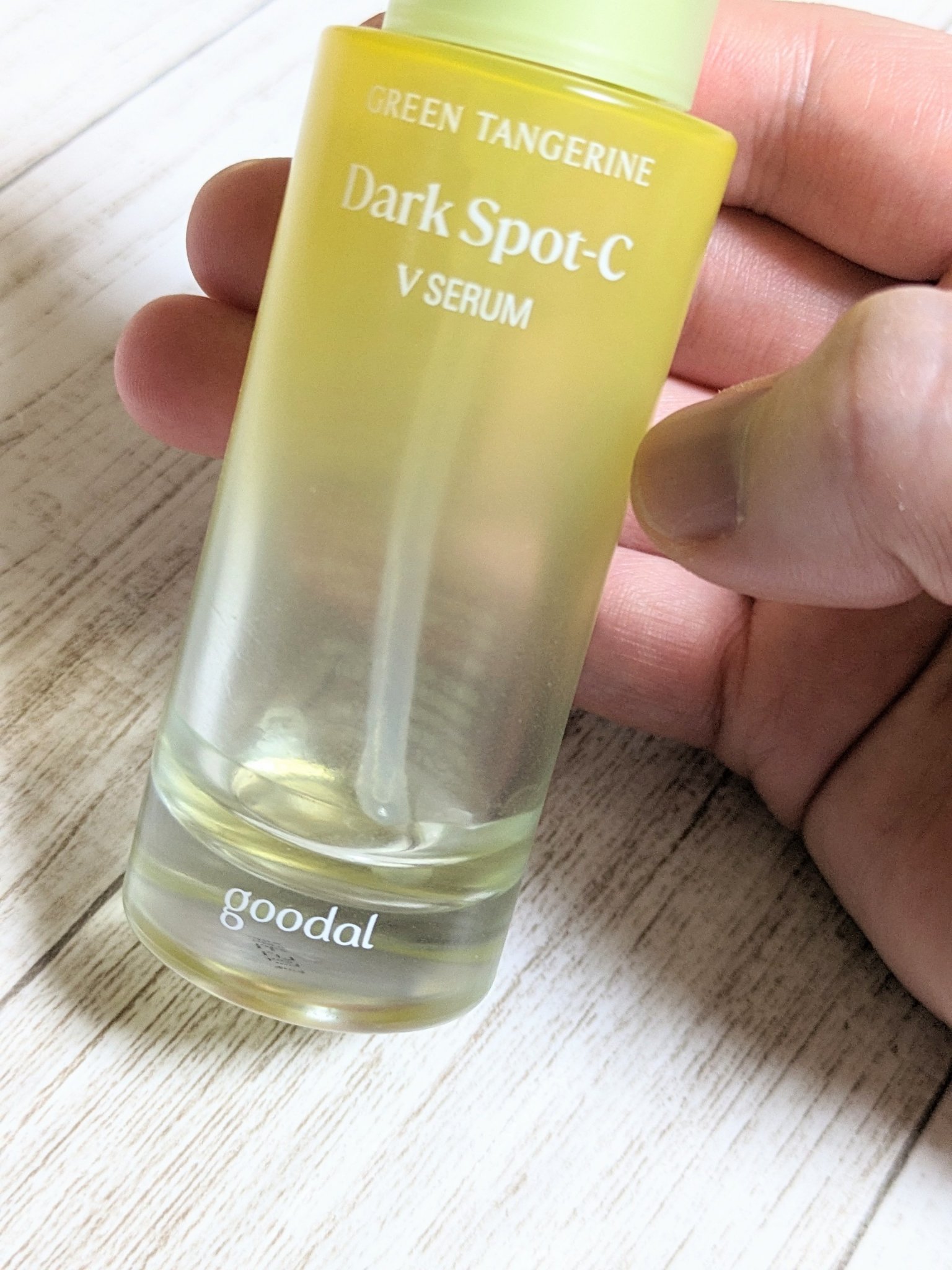 グリーンタンジェリン ビタC ダークスポットケアセラム 40ml+10mlミニセラム付セット/goodal/美容液を使ったクチコミ（2枚目）