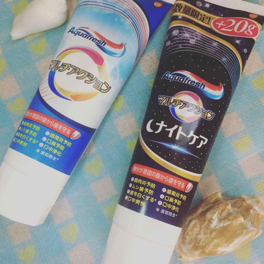 マルチアクション/アクアフレッシュ/歯磨き粉を使ったクチコミ(1枚目)