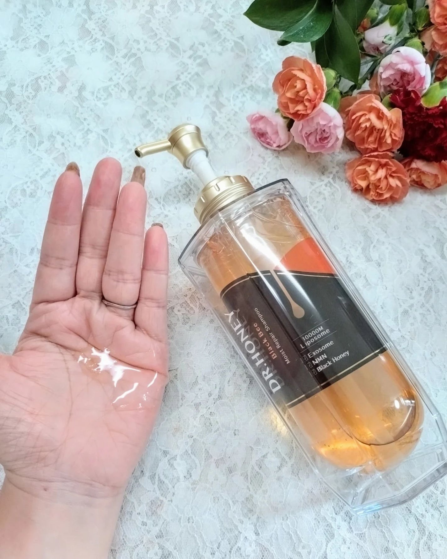 DRハニー ブラックビー モイスト リペア シャンプー/ヘアトリートメント/DR.HONEY/市販シャンプーを使ったクチコミ(4枚目)