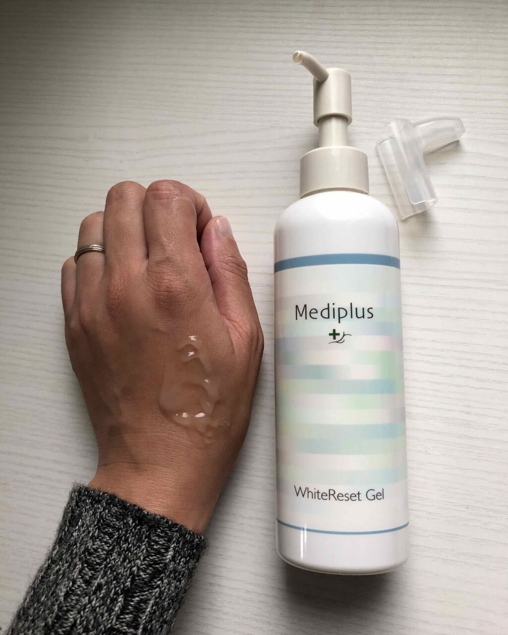 ホワイティクリアゲル/メディプラス/オールインワン化粧品を使ったクチコミ(3枚目)