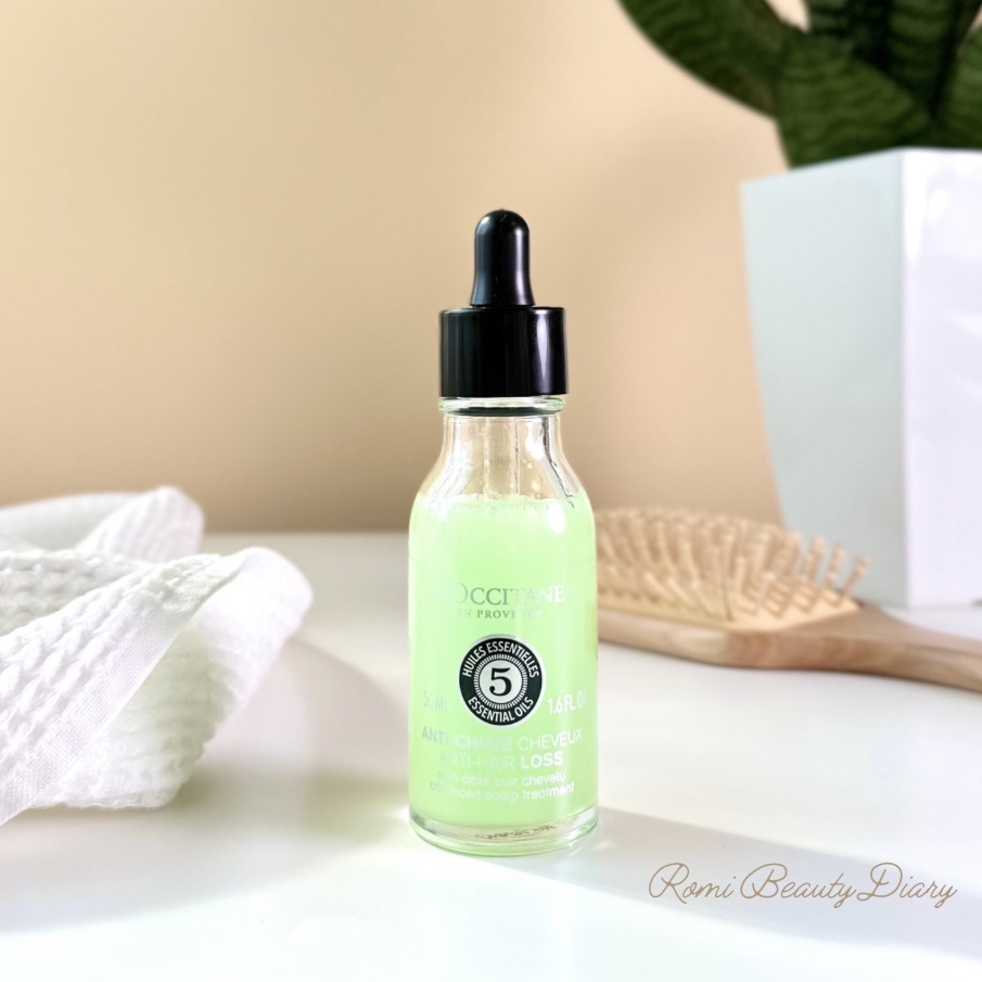 薬用 メディカル アンチヘアロスセラム/L'OCCITANE/頭皮ローションを使ったクチコミ（2枚目）
