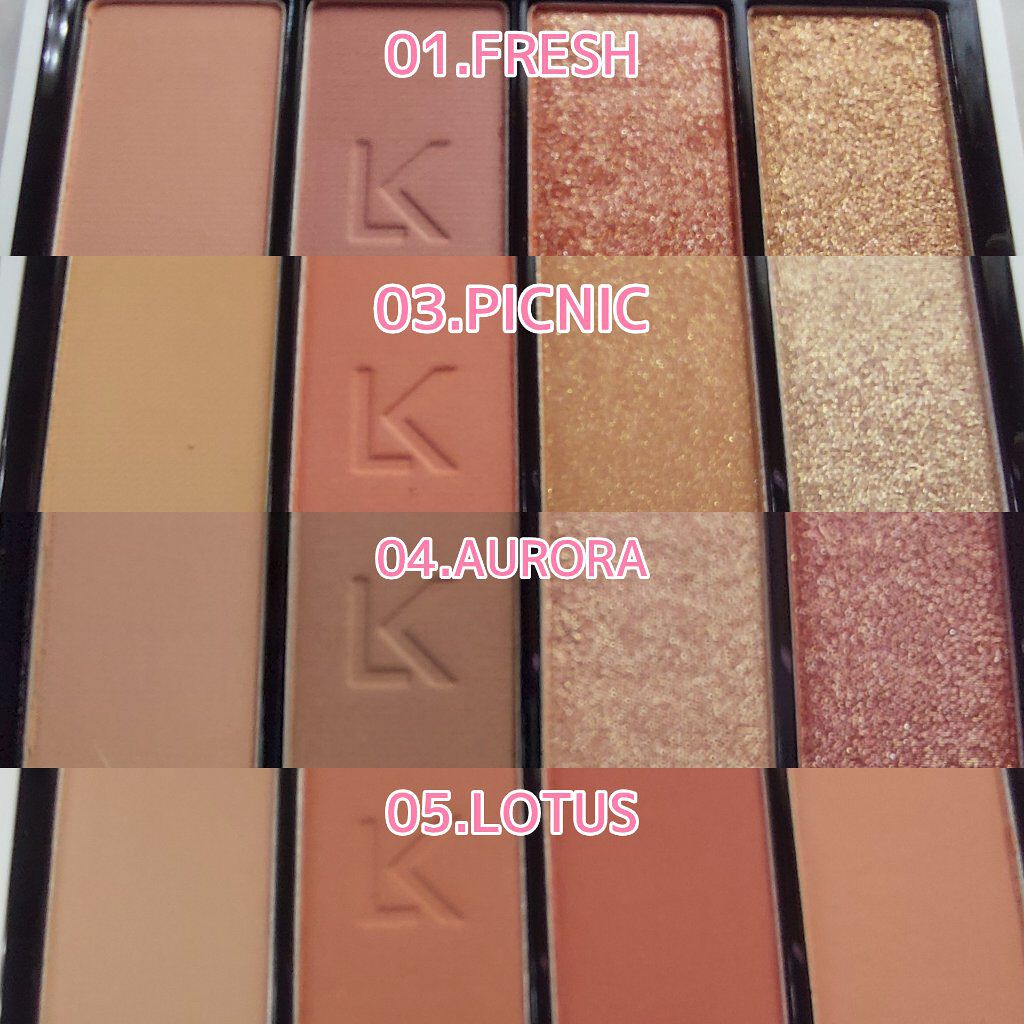 ジャストアイパレット/Laka/アイシャドウパレットを使ったクチコミ（2枚目）