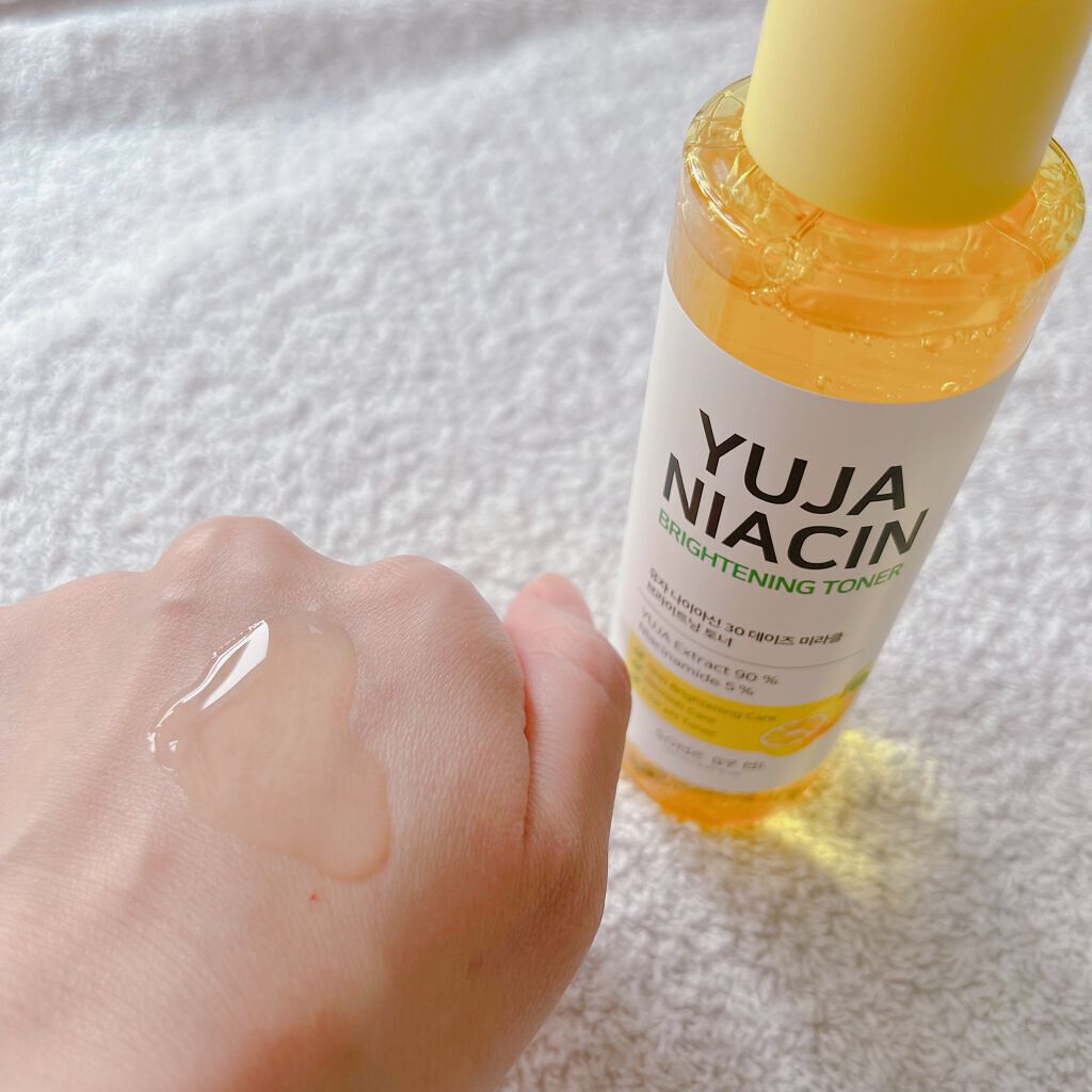 ユズナイアシン30 デイズ ミラクルブライトニング トナー/SOME BY MI/化粧水を使ったクチコミ（2枚目）