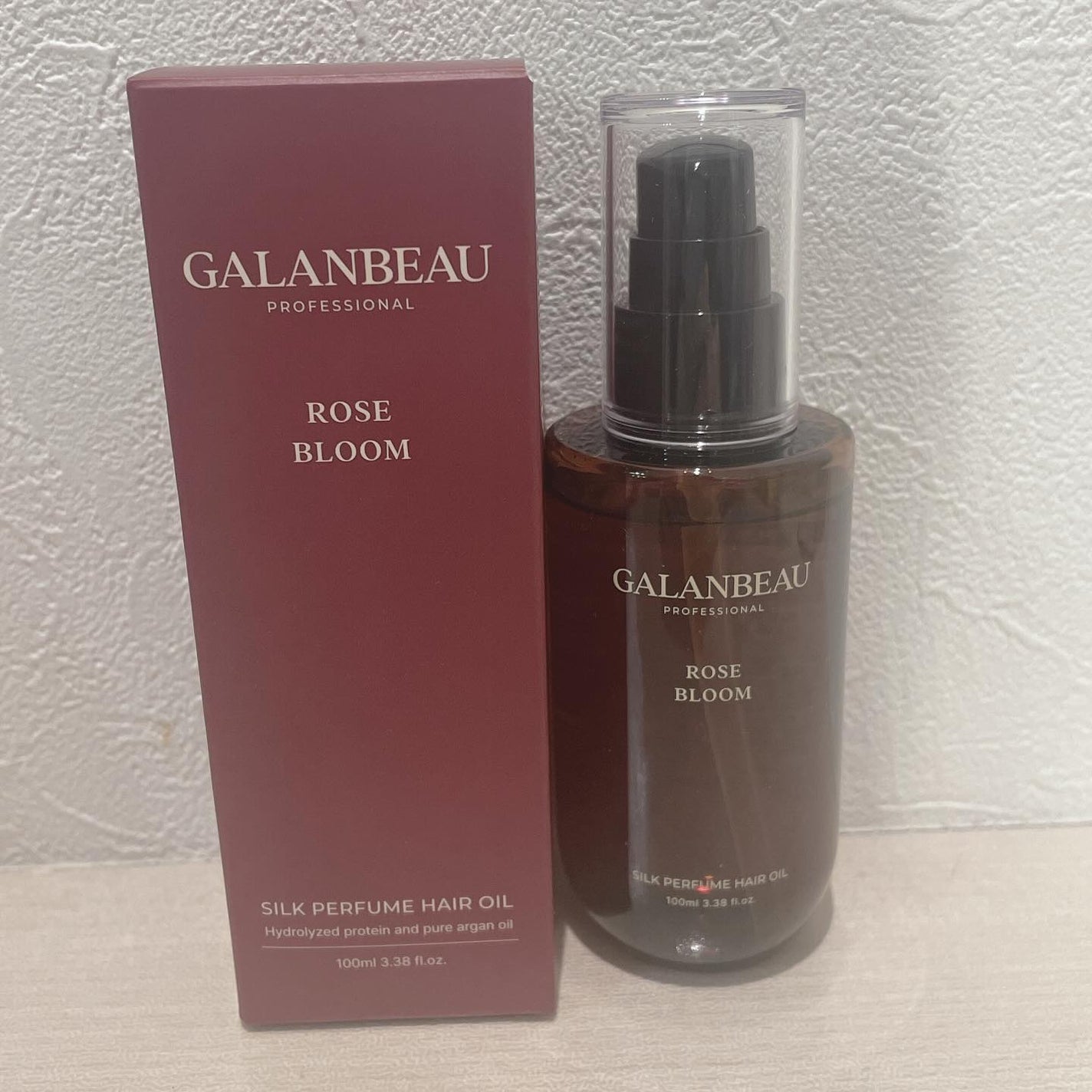 シルクパフュームヘアオイル(ローズブルーム)/ガランビュー/ヘアオイルを使ったクチコミ(1枚目)