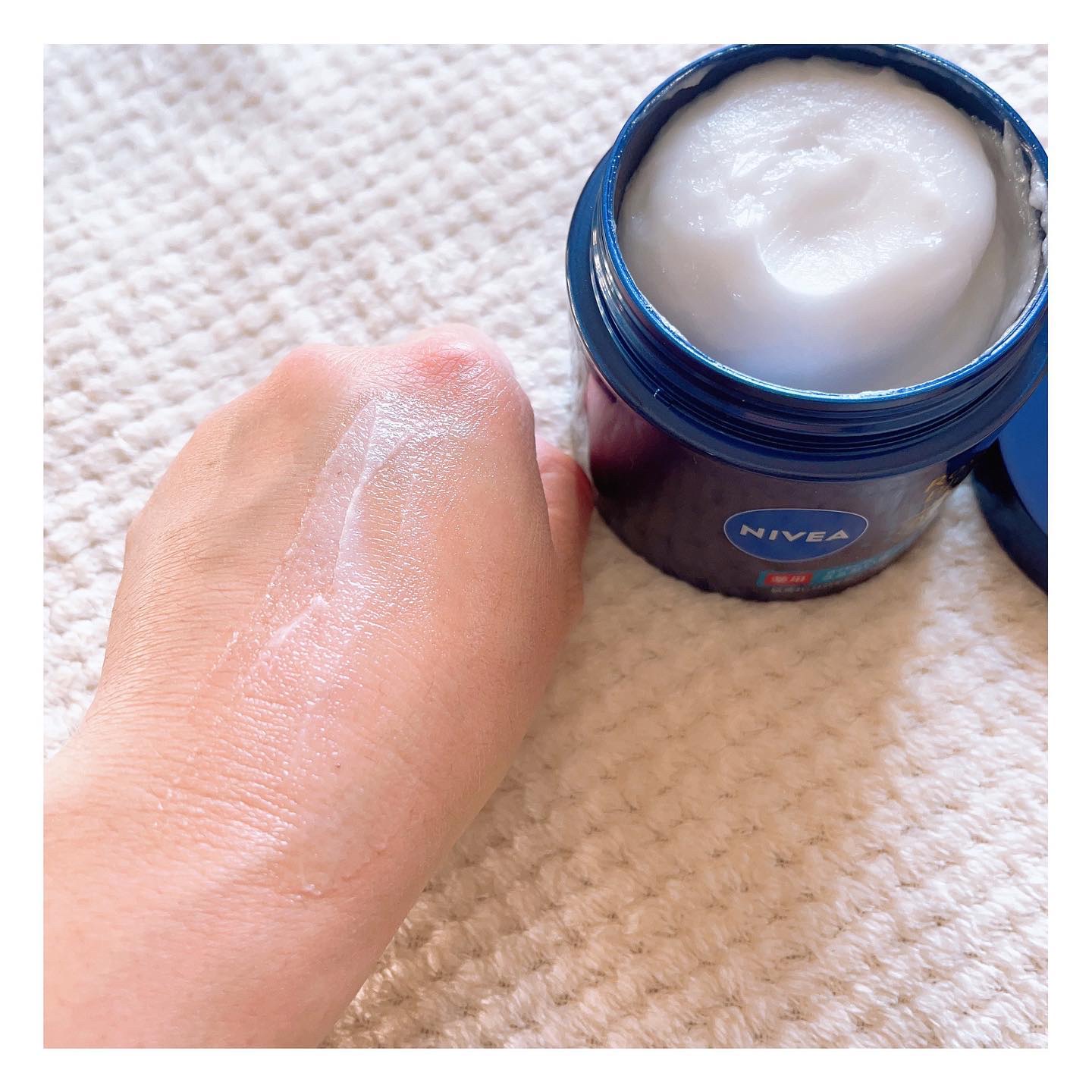 ニベア ロイヤルブルーボディクリーム うるおい密封ケア/ニベア/ボディクリームを使ったクチコミ（3枚目）