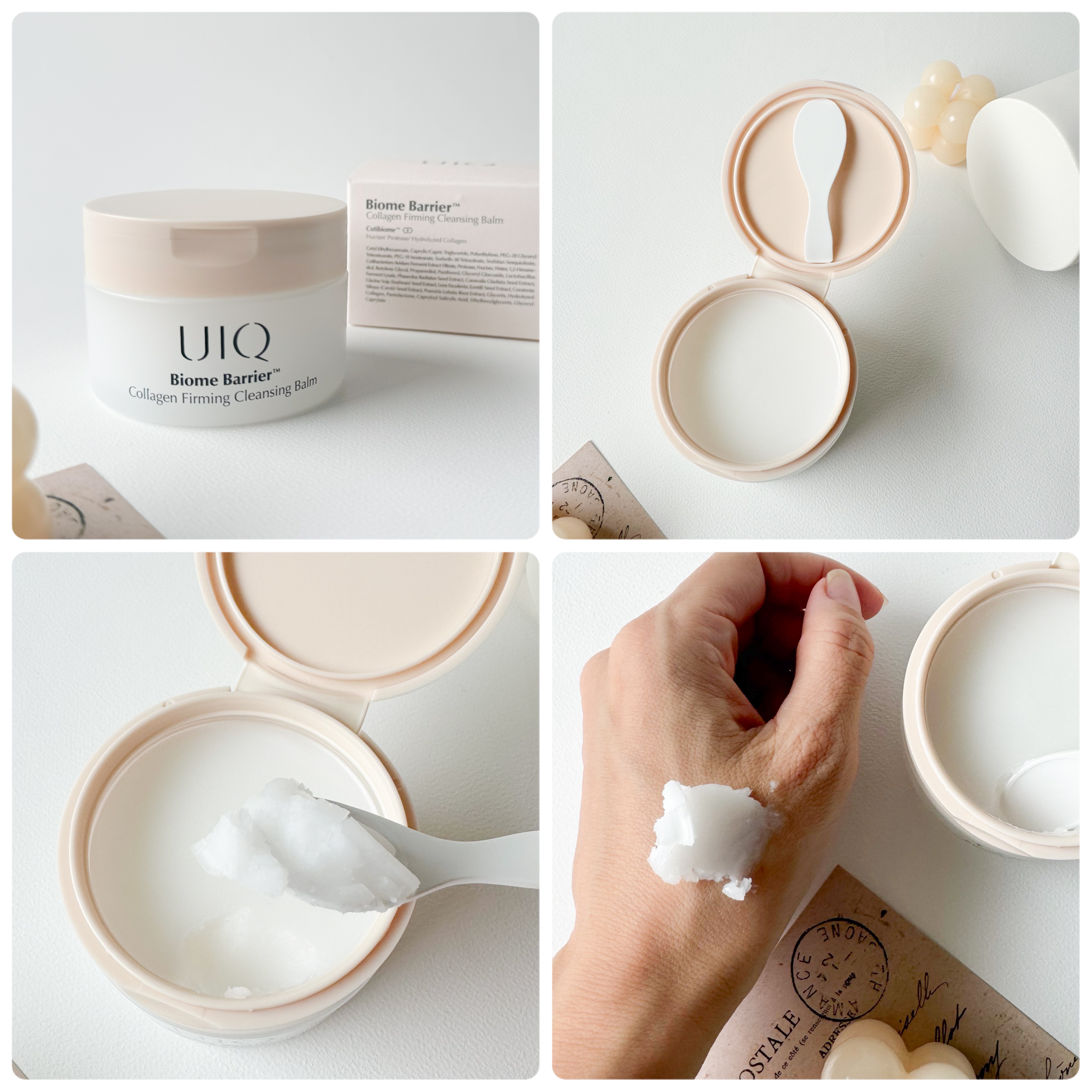 バイオームバリアコラーゲンファーミングクレンジングバーム/UIQ/クレンジングバームを使ったクチコミ（2枚目）