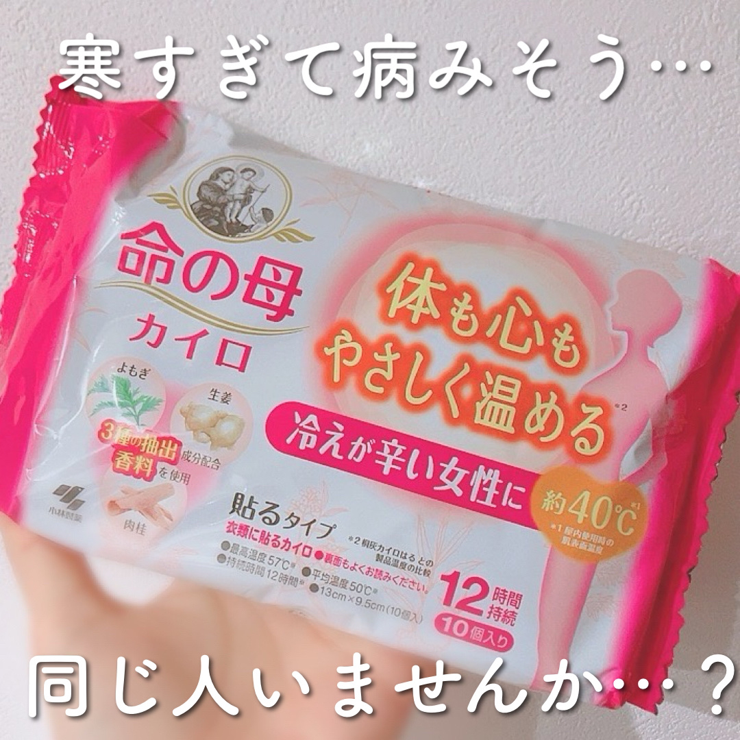 命の母カイロ　貼るタイプ/小林製薬/その他を使ったクチコミ（1枚目）