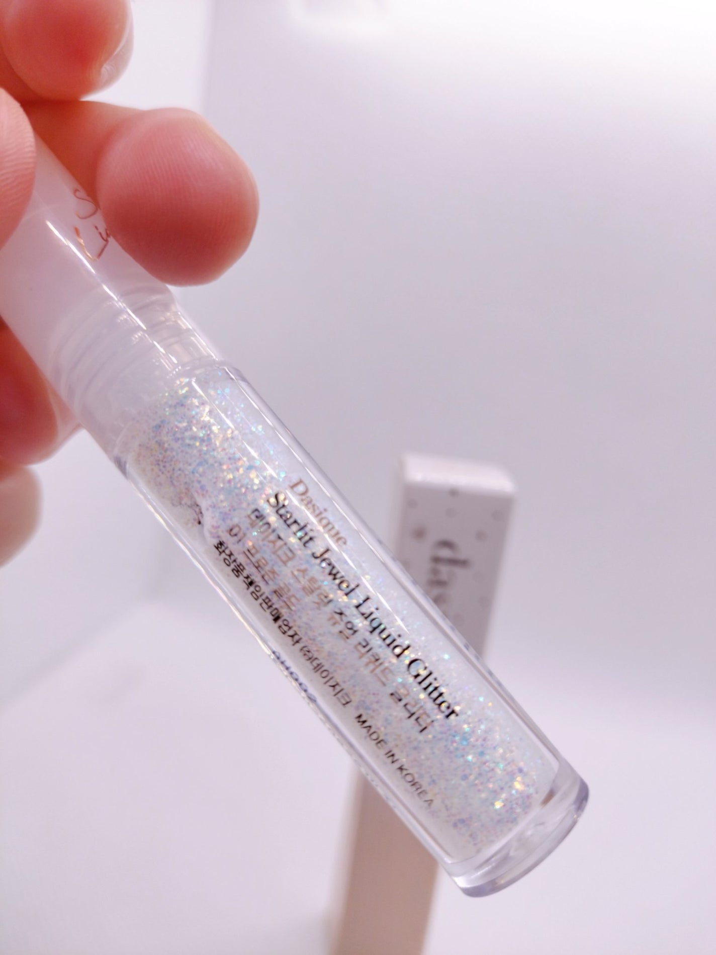 スターリットジュエルリキッドグリッター/dasique/グリッターを使ったクチコミ(3枚目)