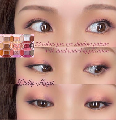 .
＼春のお遊びメイク／

✔︎Dolly Angel
✔︎33 COLORS PRO EYESHADOW PALETTE WITH DUAL ENDED APPLICATION

先日仲良しさんから