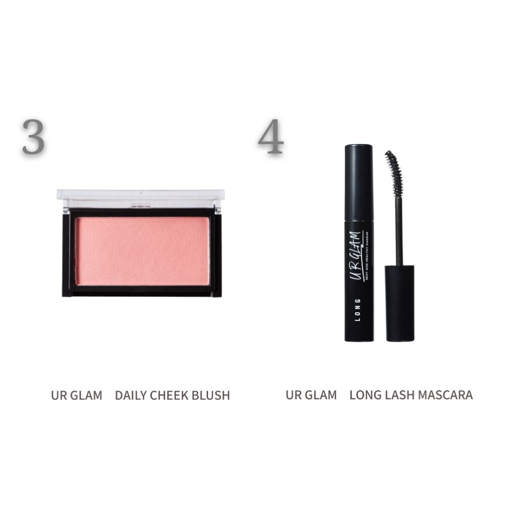 UR GLAM DAILY CHEEK BLUSH/U R GLAM/パウダーチークを使ったクチコミ(4枚目)