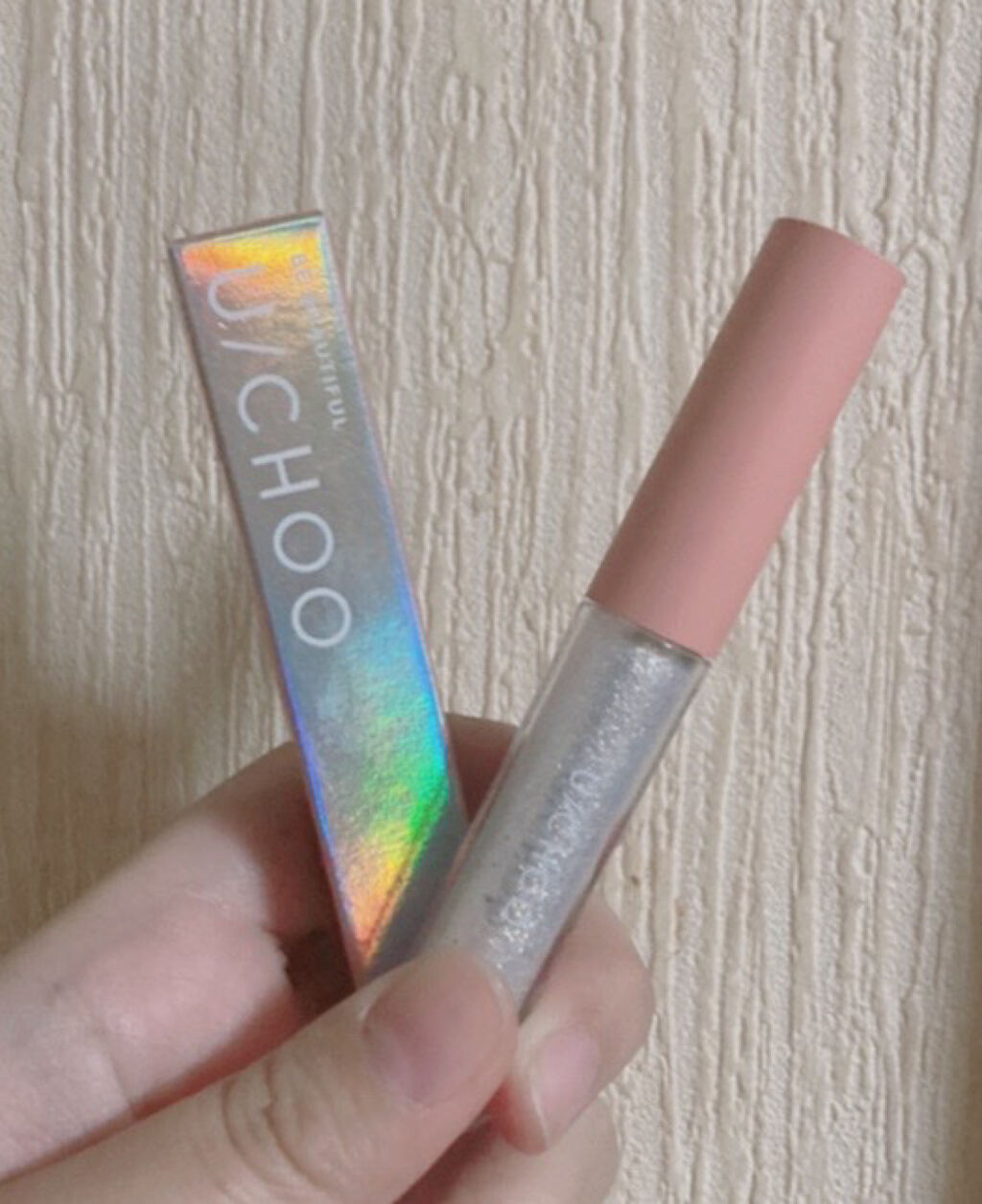  ワオ アイ グリッター グロウイングシルバー(GLOWING SILVER)/U/CHOO/グリッターを使ったクチコミ（1枚目）