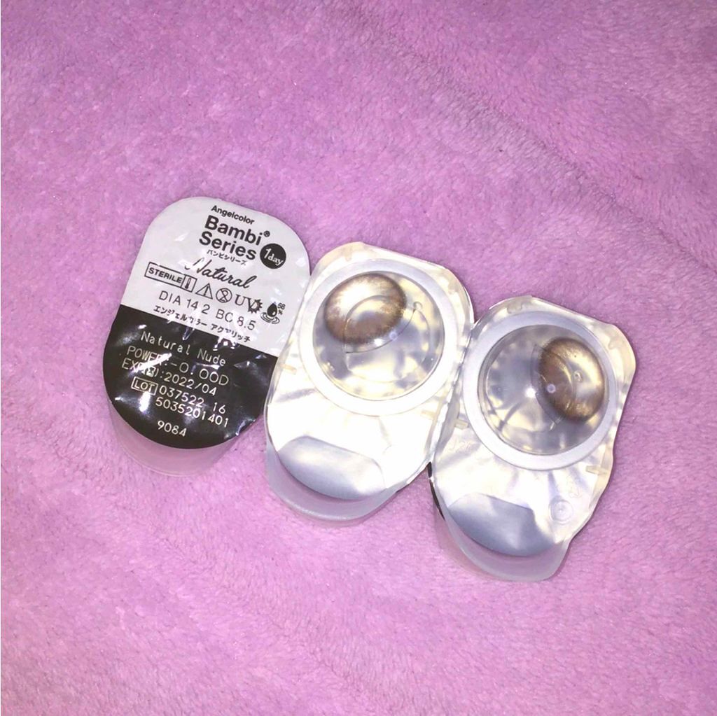 バンビシリーズ ワンデー ナチュラル/AngelColor/ワンデー（１DAY）カラコンを使ったクチコミ（2枚目）