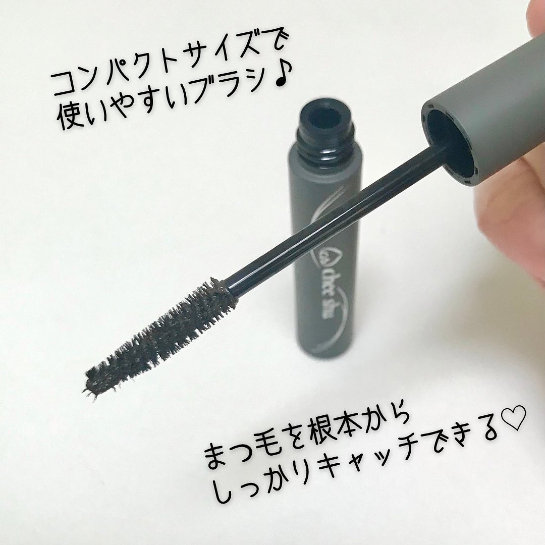 ヌーディズムマスカラ 02 ニュアンスアッシュ(アッシュ)/chee shu/マスカラを使ったクチコミ（3枚目）