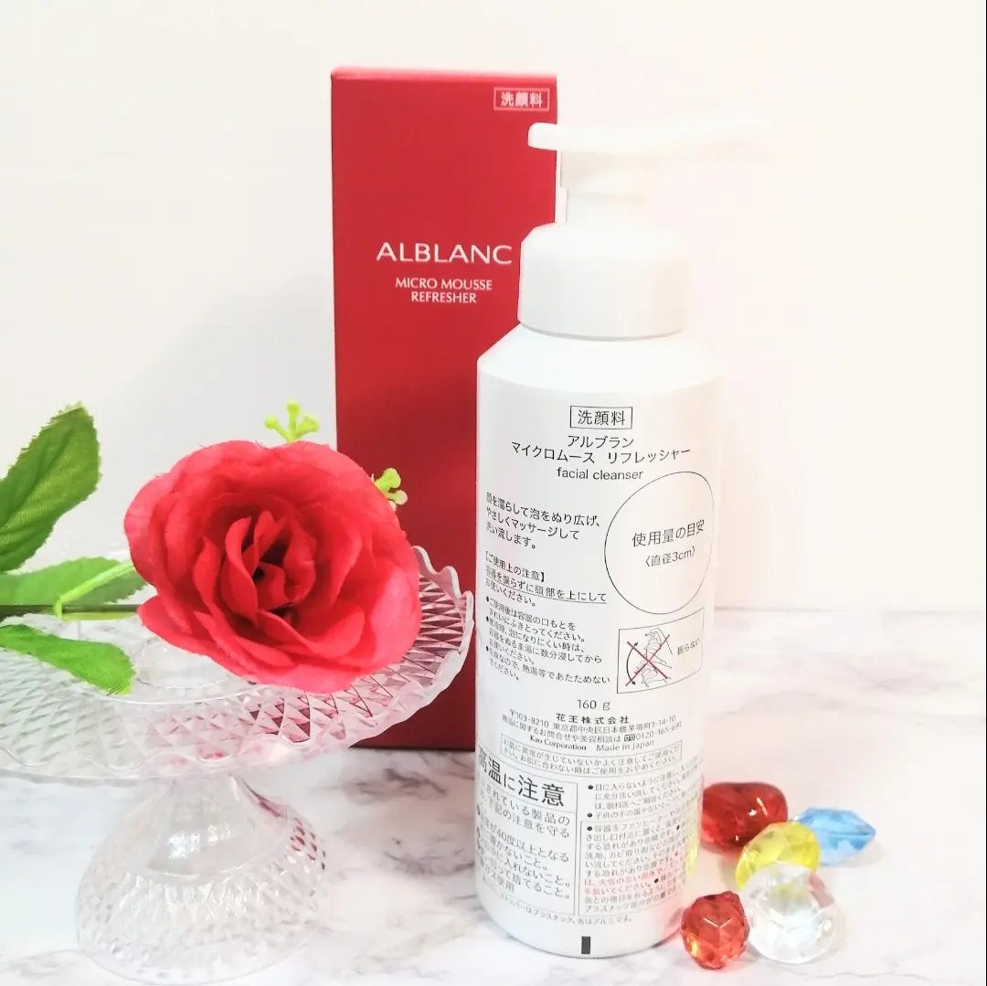 マイクロムース リフレッシャー/ALBLANC/泡洗顔を使ったクチコミ(2枚目)