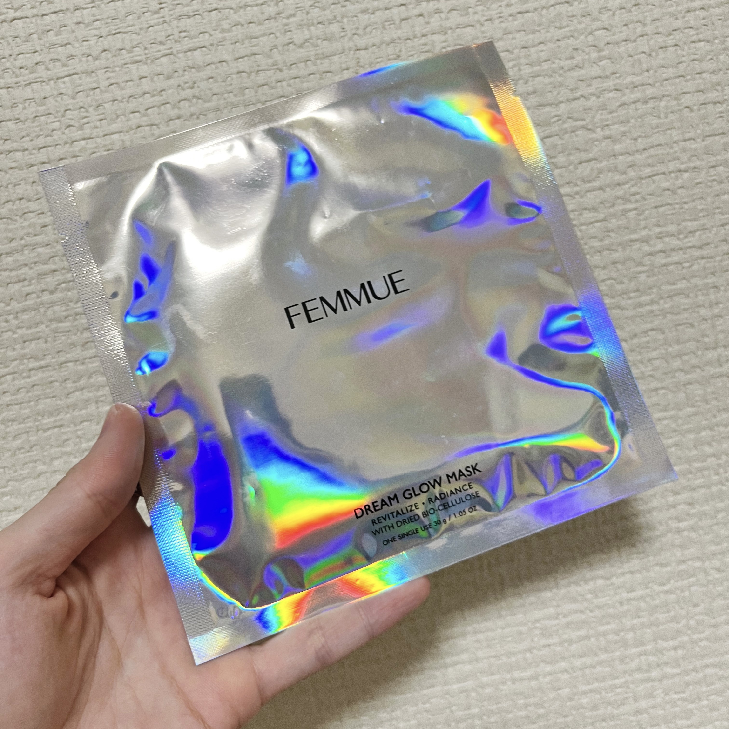 ドリームグロウマスク PF(ハリ・ツヤ)/FEMMUE/シートマスク・パックを使ったクチコミ（1枚目）