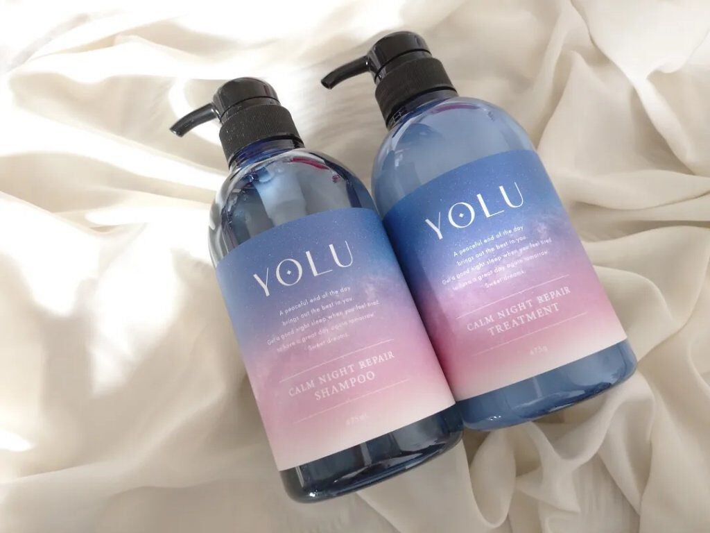 カームナイトリペアシャンプー/トリートメント/YOLU/市販シャンプーを使ったクチコミ(1枚目)