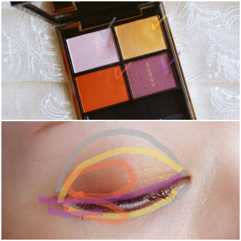 デザイニング カラー アイズ/SUQQU/アイシャドウパレットを使ったクチコミ(3枚目)