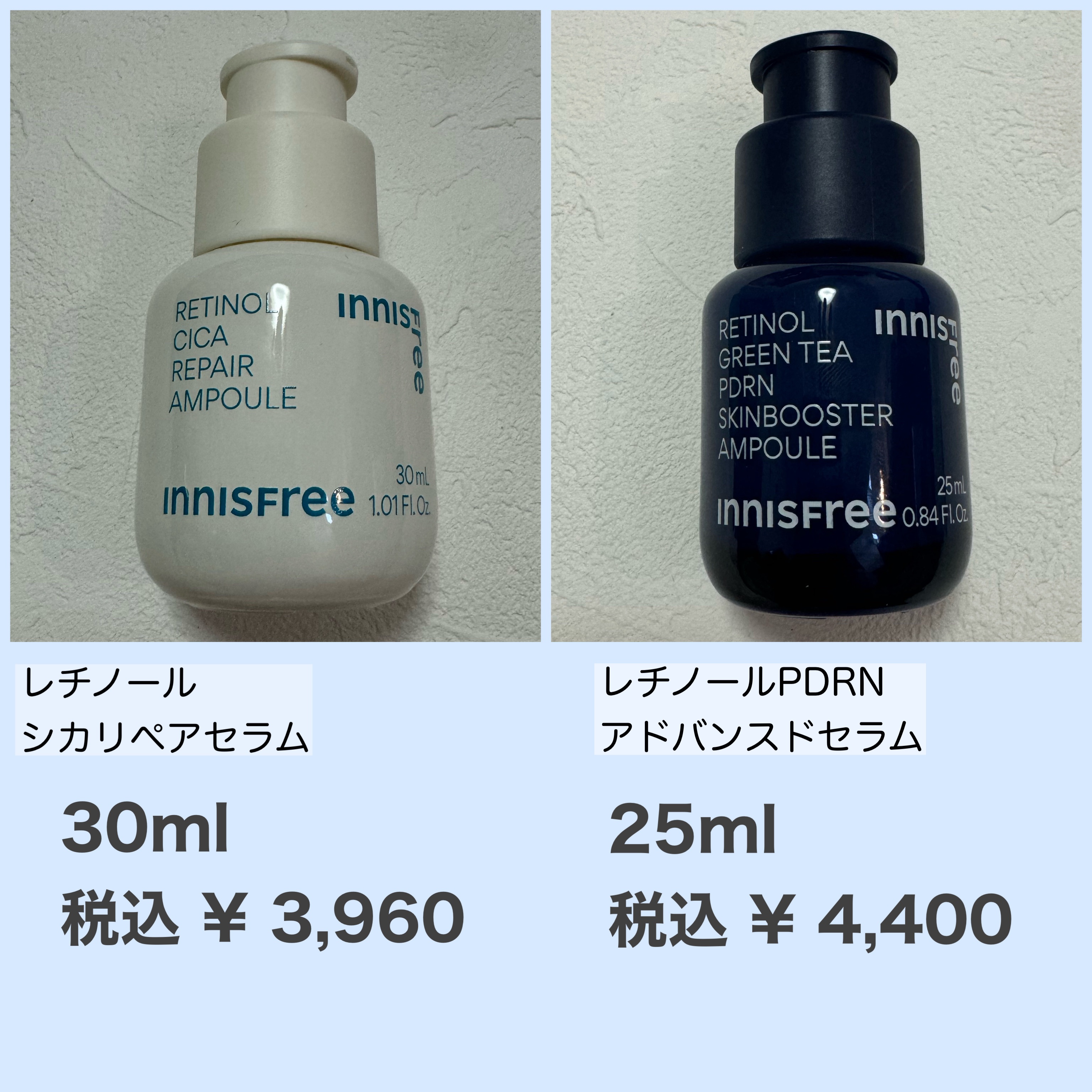 レチノール　シカ　リペア　セラム/innisfree/美容液を使ったクチコミ（2枚目）