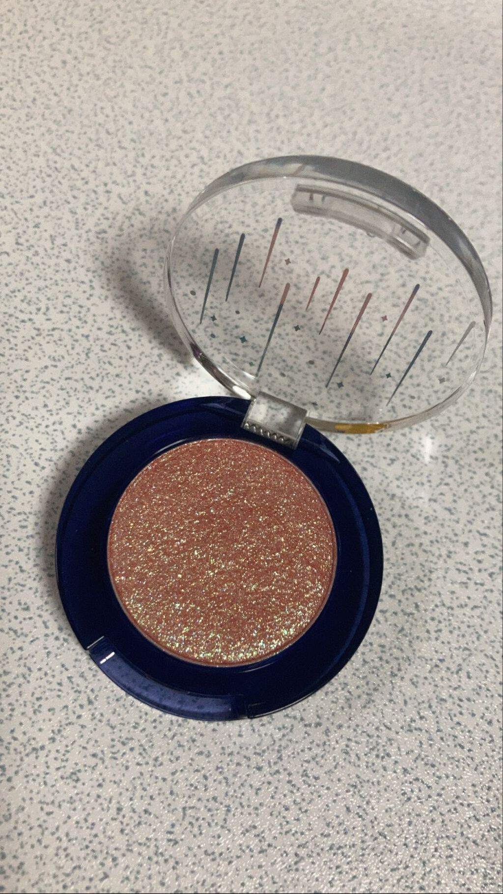 グリッター シャドウ カラー/rom&nd/グリッターを使ったクチコミ（2枚目）