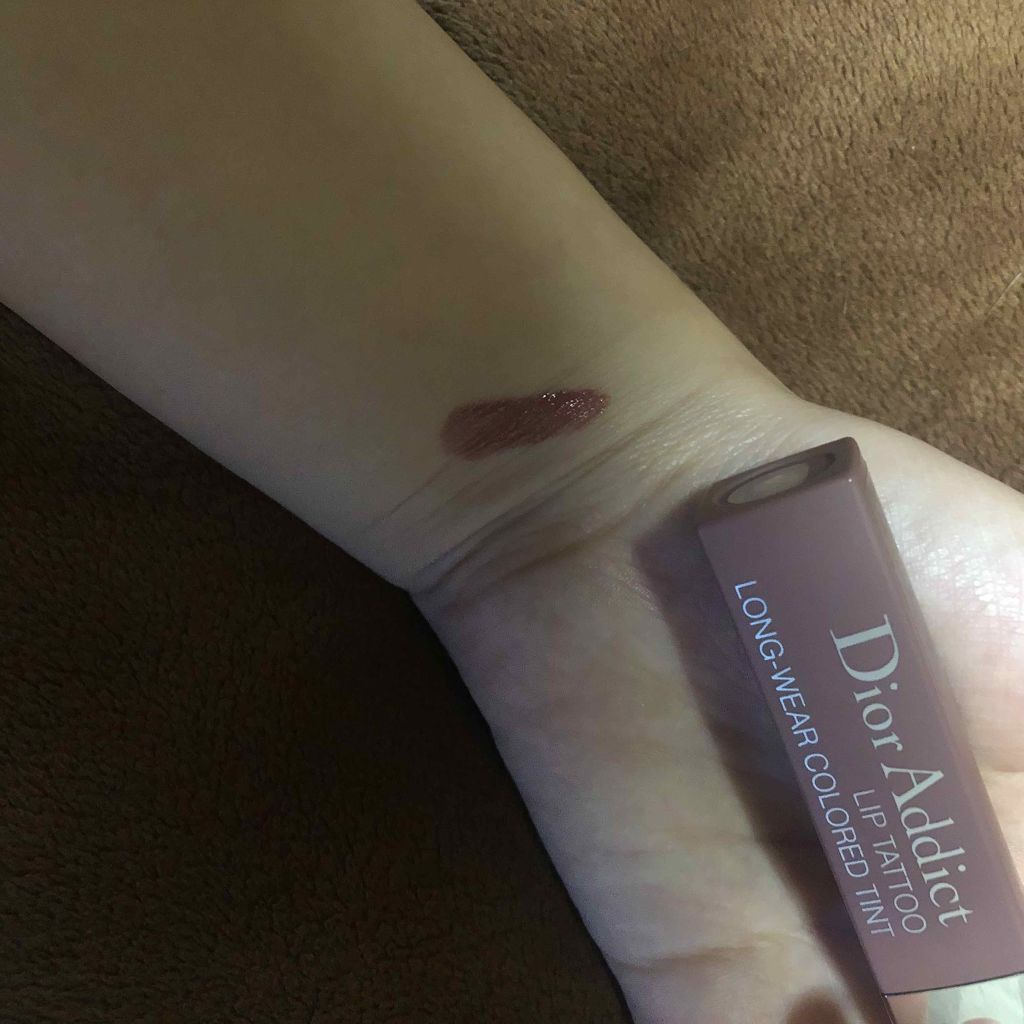 【旧】ディオール アディクト リップ ティント 491 ナチュラル ローズウッド/Dior/リップグロスを使ったクチコミ（1枚目）