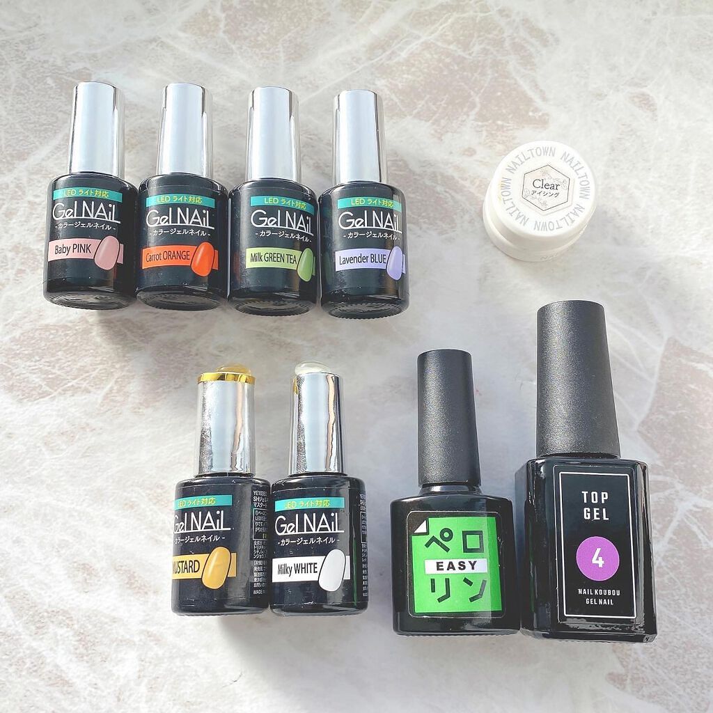 ジェルネイル(ライト対応)/セリア/ジェルネイルを使ったクチコミ(5枚目)