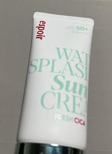 ウォータースプラッシュ サンクリーム フレッシュ CICA SPF50+ PA++++ ミニ30ml/espoir/化粧下地を使ったクチコミ（1枚目）