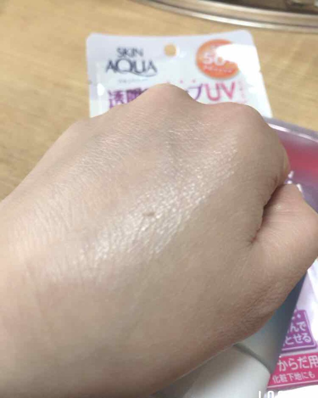 スキンアクア トーンアップUVエッセンス/スキンアクア/日焼け止めクリームを使ったクチコミ（2枚目）