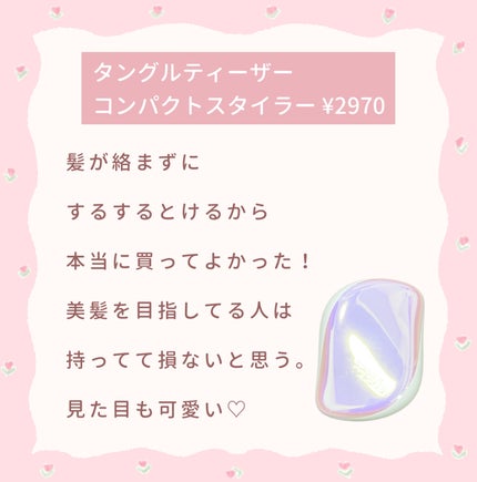 コンパクトスタイラー/TANGLE TEEZER/ヘアブラシを使ったクチコミ(6枚目)