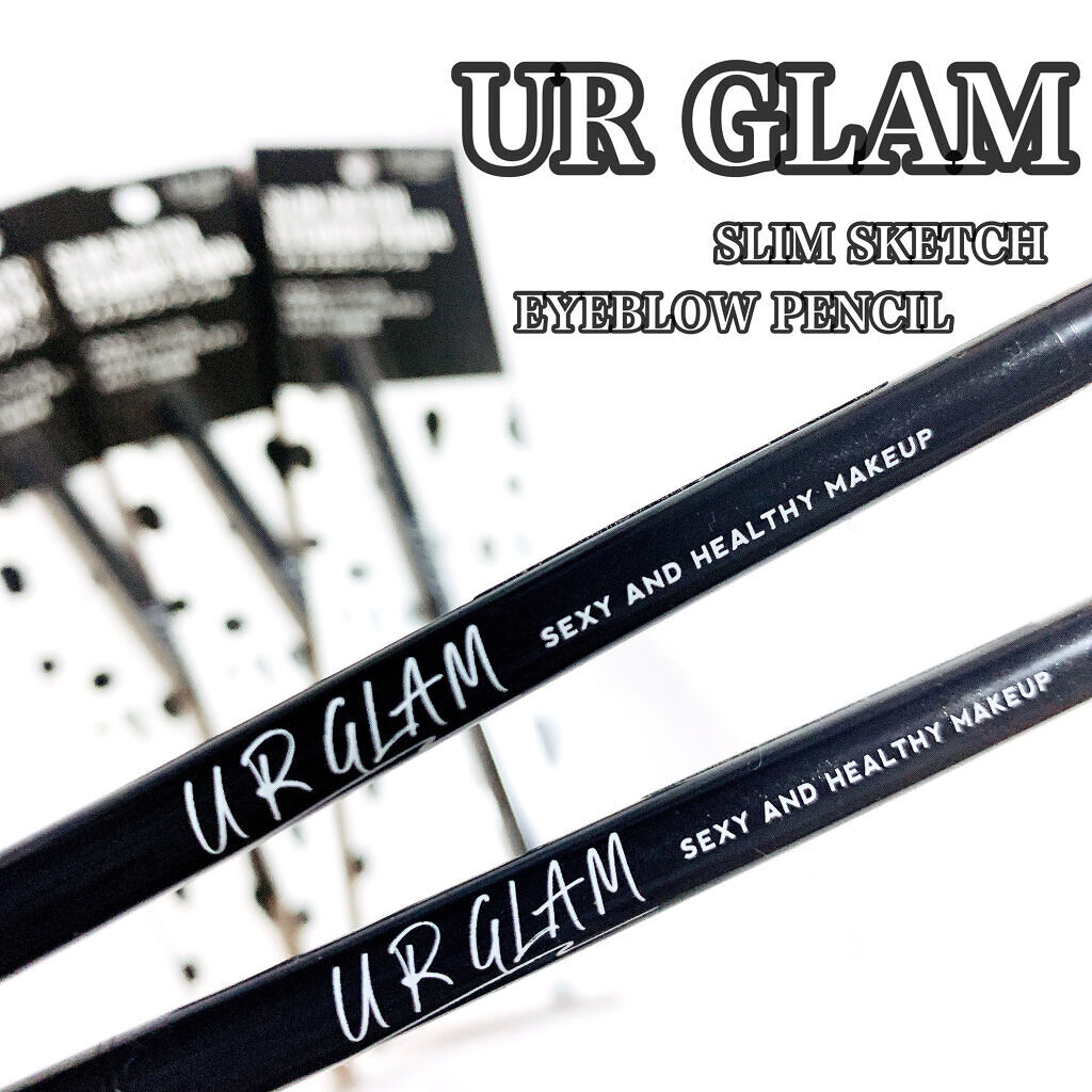 スリムスケッチアイブロウペンシル/U R GLAM/アイブロウペンシルを使ったクチコミ（1枚目）