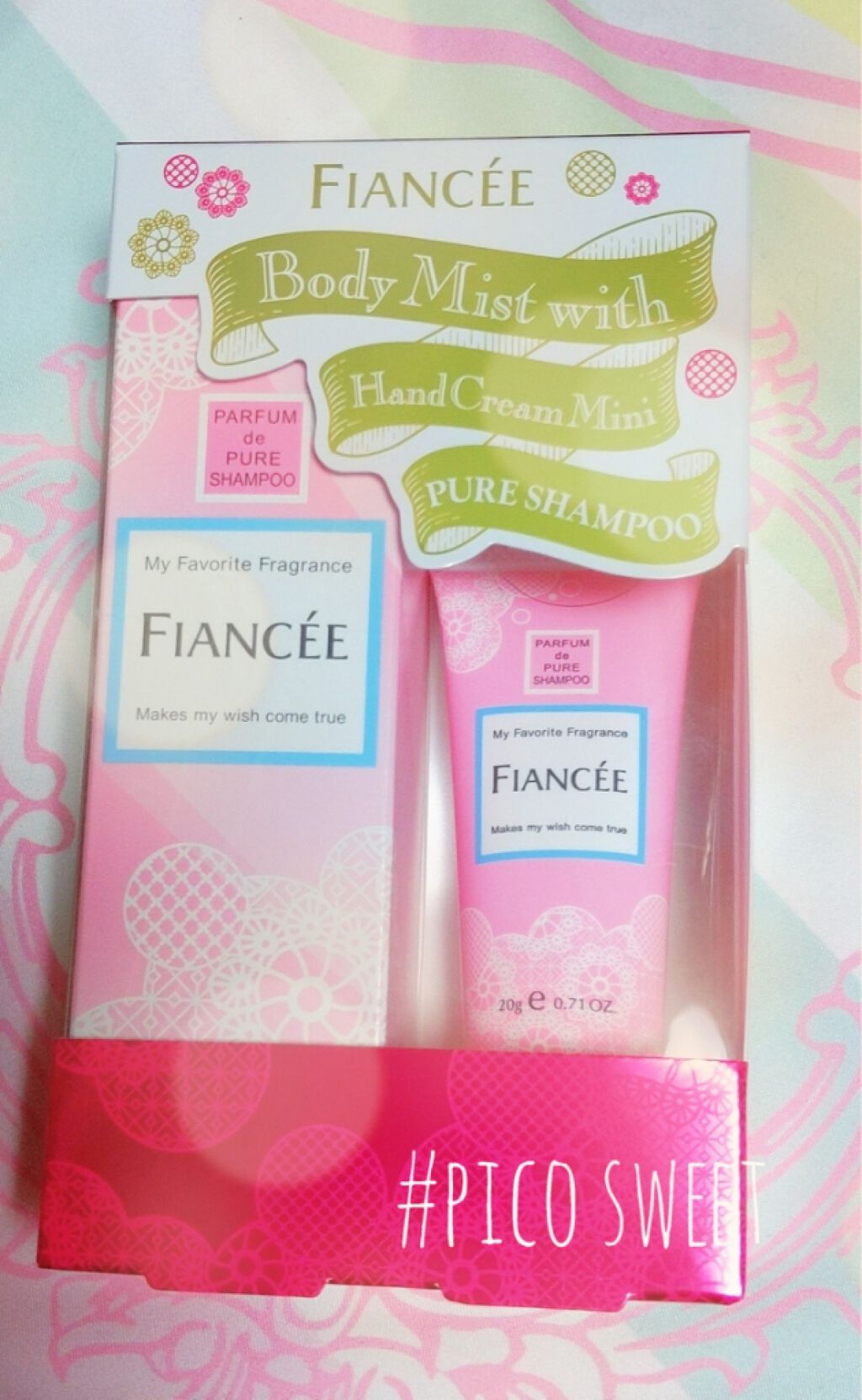 ボディミスト ピュアシャンプー ハンドミニコフレ/フィアンセ/その他キットセットを使ったクチコミ（1枚目）