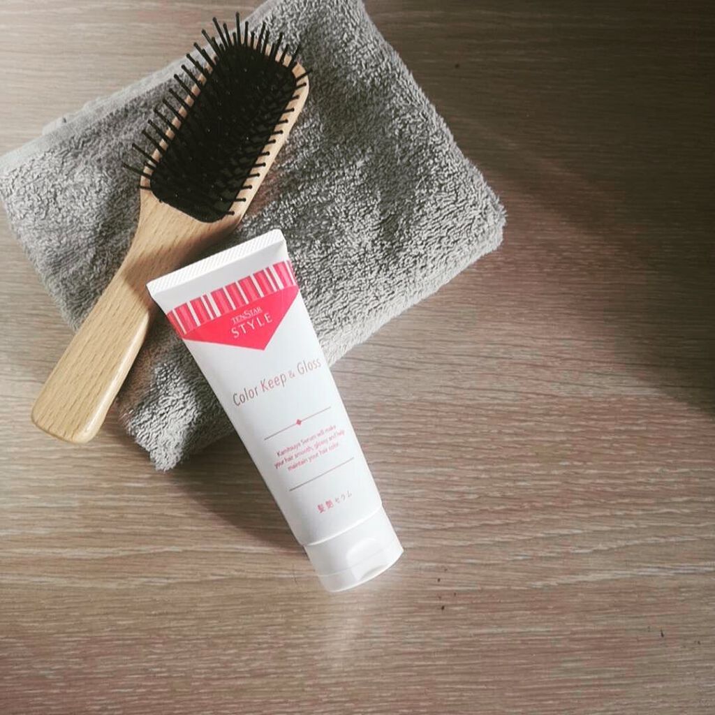 カラーキープセラム/テンスタースタイル/ヘアミルクを使ったクチコミ（1枚目）