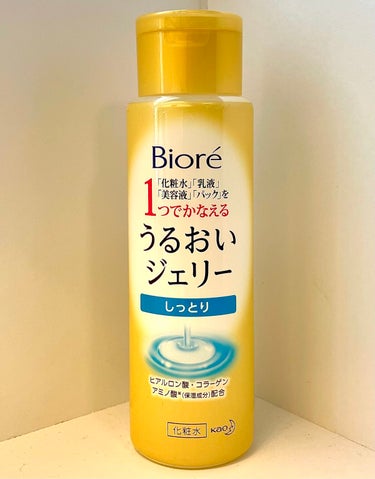 ビオレ うるおいジェリー しっとりのクチコミ「【使った商品】
　Bioré うるおいジェリー　しっとり

【商品の特徴】　
　化粧水、乳液、.....」（1枚目）