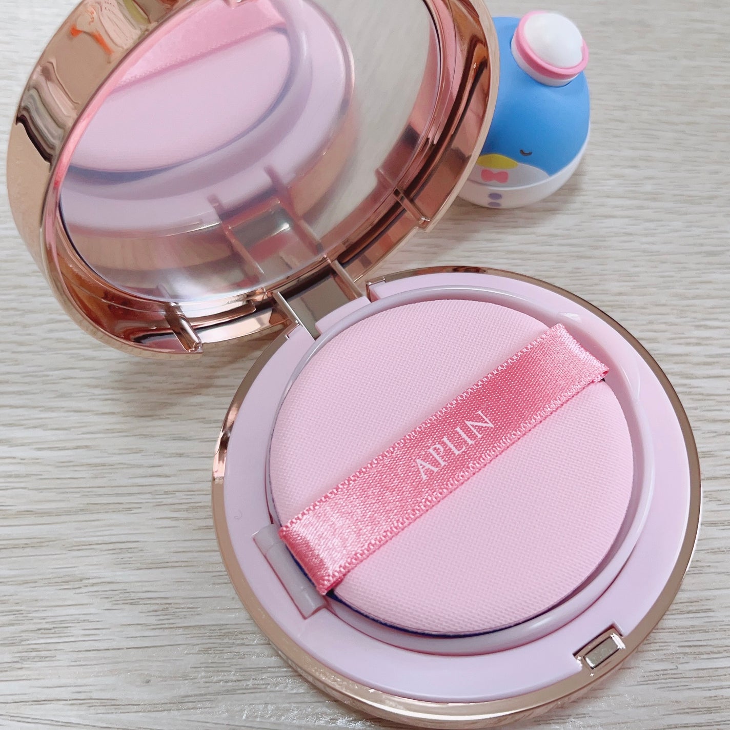 ピンクティーツリーカバークッション/APLIN/クッションファンデーションを使ったクチコミ(3枚目)