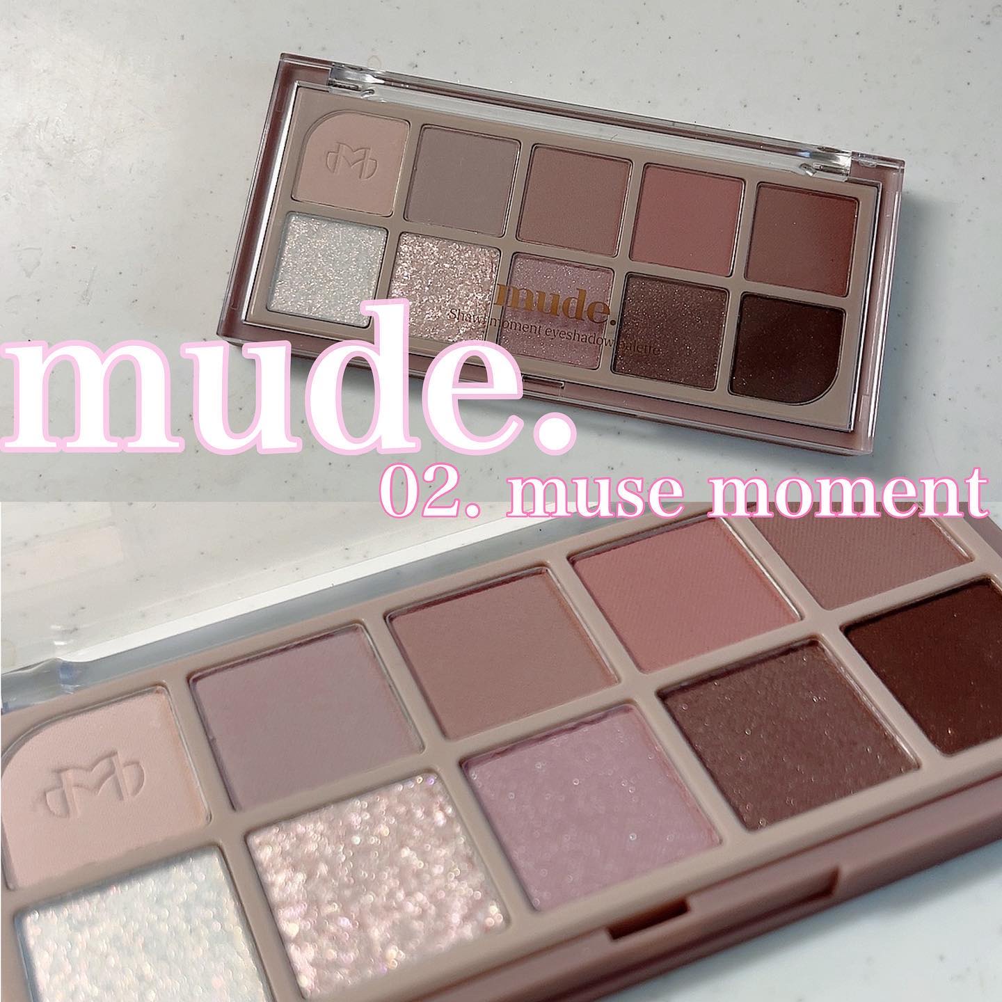 MDショールモーメント アイシャドウパレット/mude./アイシャドウパレットを使ったクチコミ（1枚目）