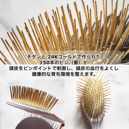 プレミアム FOXカッサ ヘアブラシ/SNOW FOX SKINCARE/ヘアブラシを使ったクチコミ(3枚目)