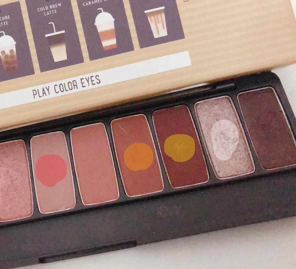 プレイカラー アイシャドウ/ETUDE/アイシャドウパレットを使ったクチコミ（2枚目）