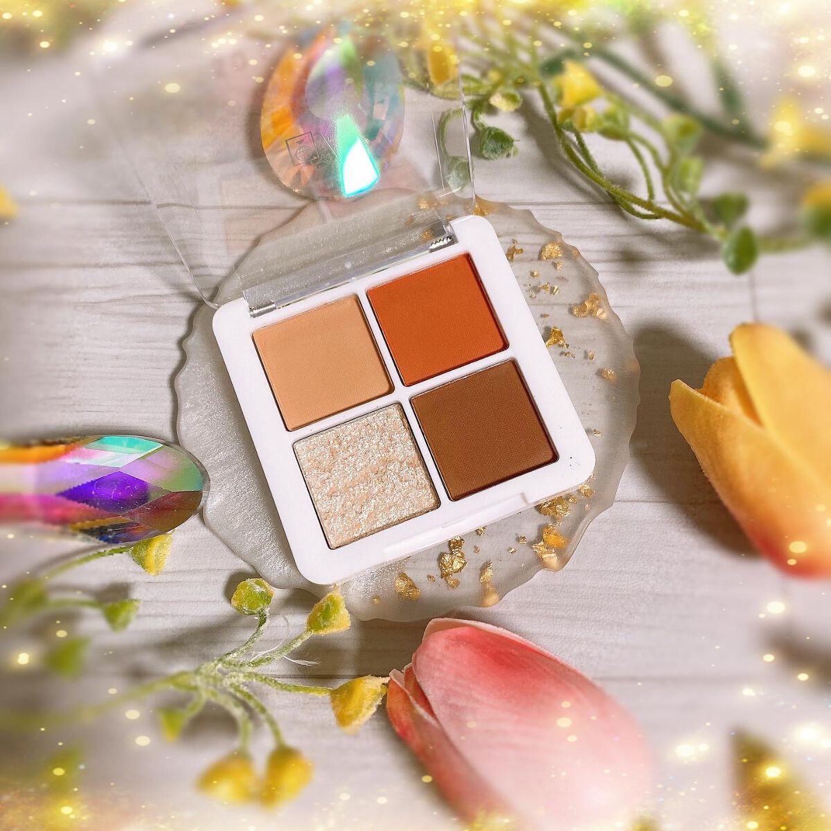 プチポケットアイシャドウパレット 04 Florence Duomo(フローレンスドゥオーモ)/SO GLAM/アイシャドウパレットを使ったクチコミ（2枚目）