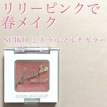 ミネラルマルチカラー/SUIKO HATSUCURE/シングルアイシャドウを使ったクチコミ（1枚目）