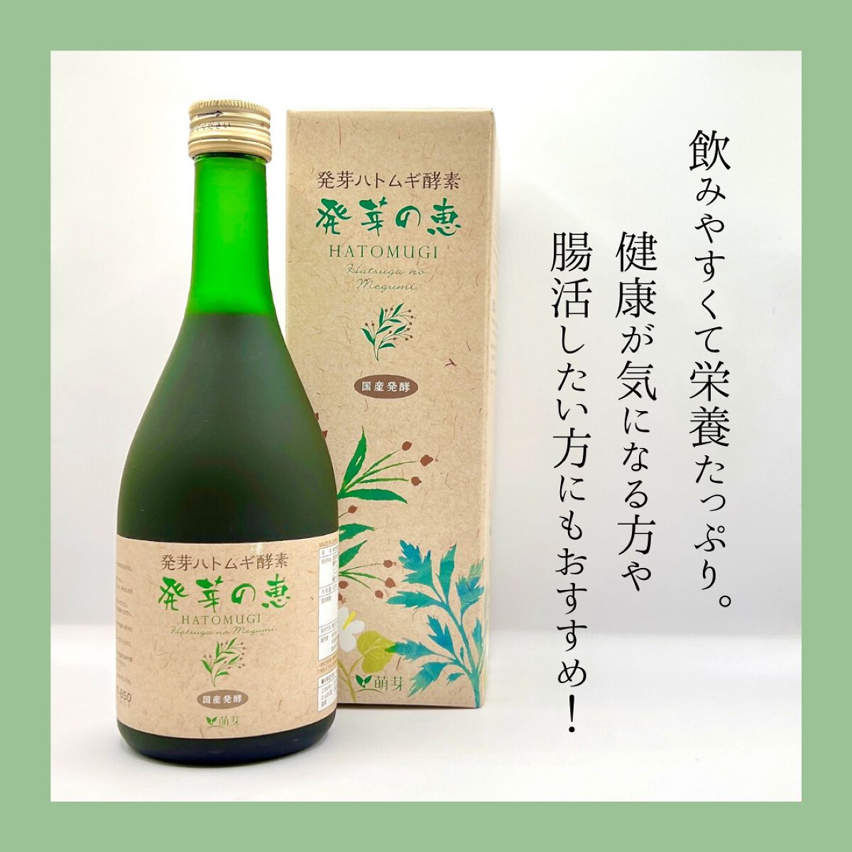 発芽の恵/萌芽/酵素ドリンクを使ったクチコミ（2枚目）