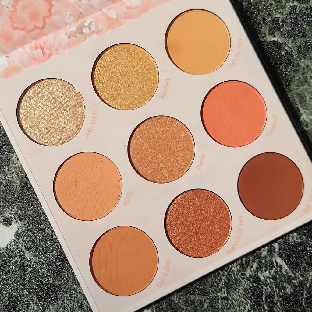 アプリコット ミー ノット/ColourPop/アイシャドウパレットを使ったクチコミ(3枚目)