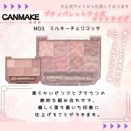 プティパレットアイズ/キャンメイク/パウダーアイシャドウを使ったクチコミ(8枚目)