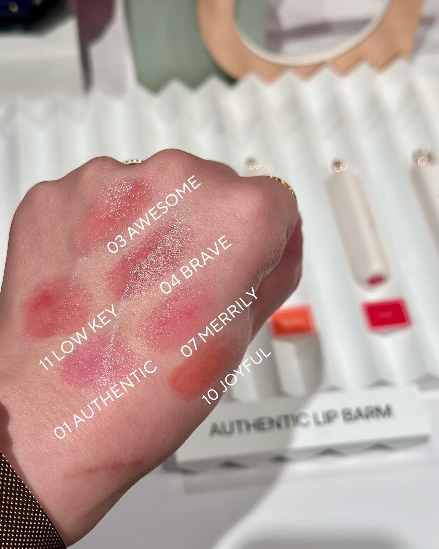 オーセンティック リップ バーム/athé/口紅を使ったクチコミ(3枚目)