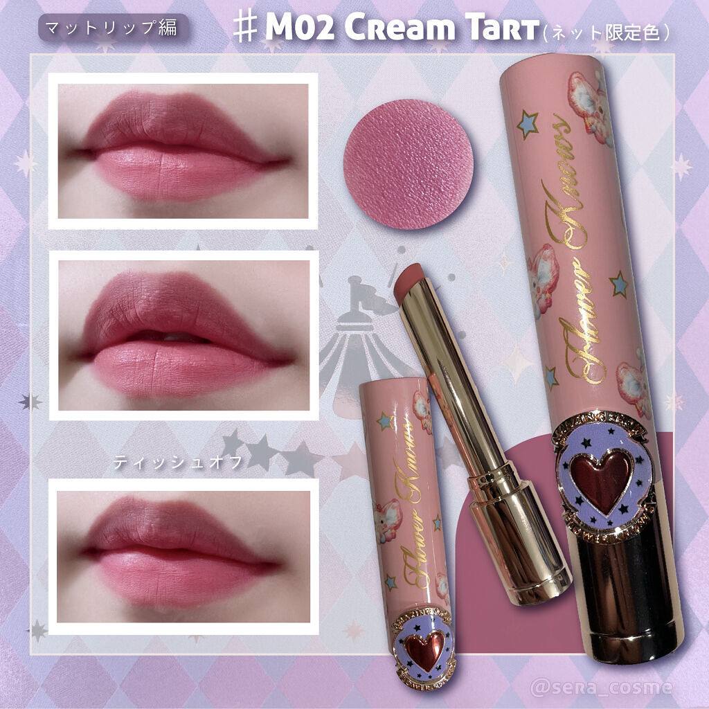 サーカスシリーズ グロッシーリップスティック /FlowerKnows/口紅を使ったクチコミ（3枚目）