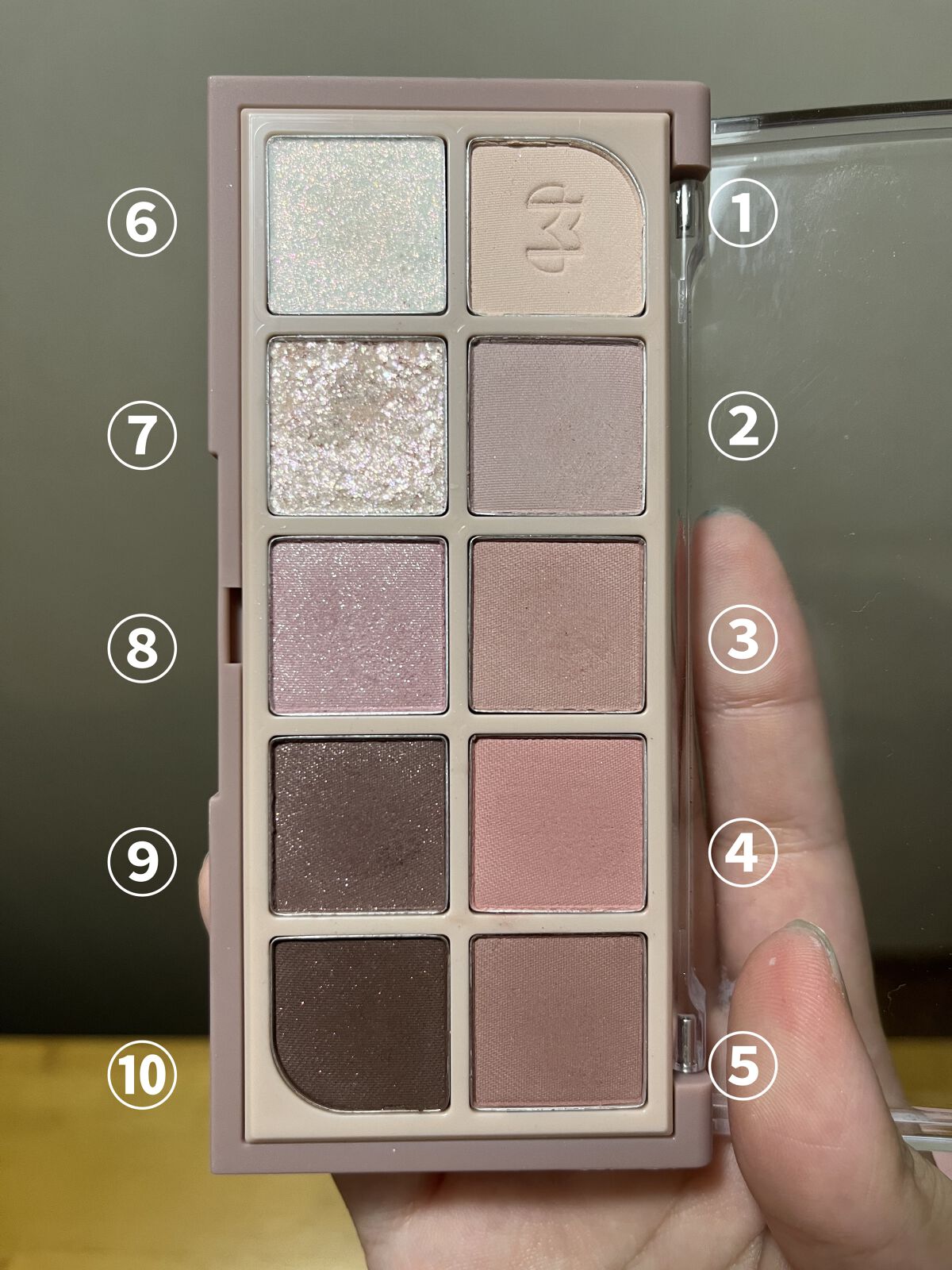 MDショールモーメント アイシャドウパレット/mude./アイシャドウパレットを使ったクチコミ（2枚目）