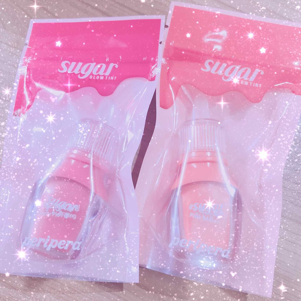 シュガー グロウ ティント/PERIPERA/口紅を使ったクチコミ(1枚目)