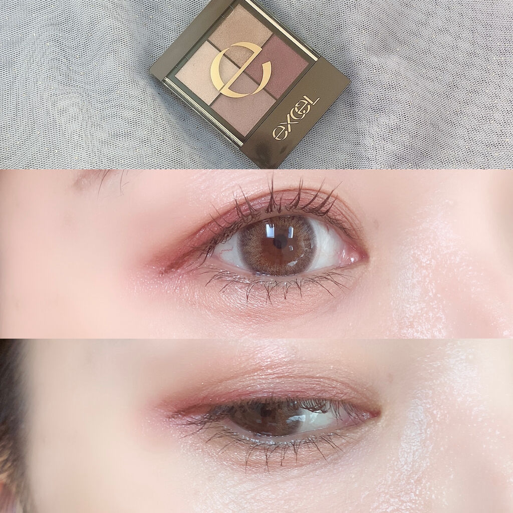 リアルクローズシャドウ/excel/アイシャドウパレットを使ったクチコミ（1枚目）