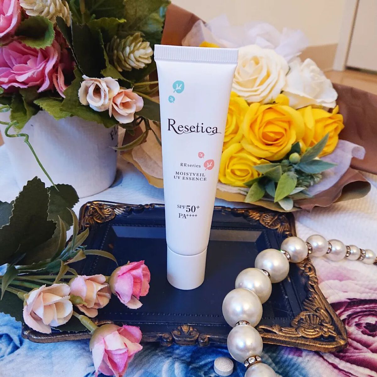 RR モイストベールUVエッセンス/Resetica(リセチカ)/美容液を使ったクチコミ（2枚目）